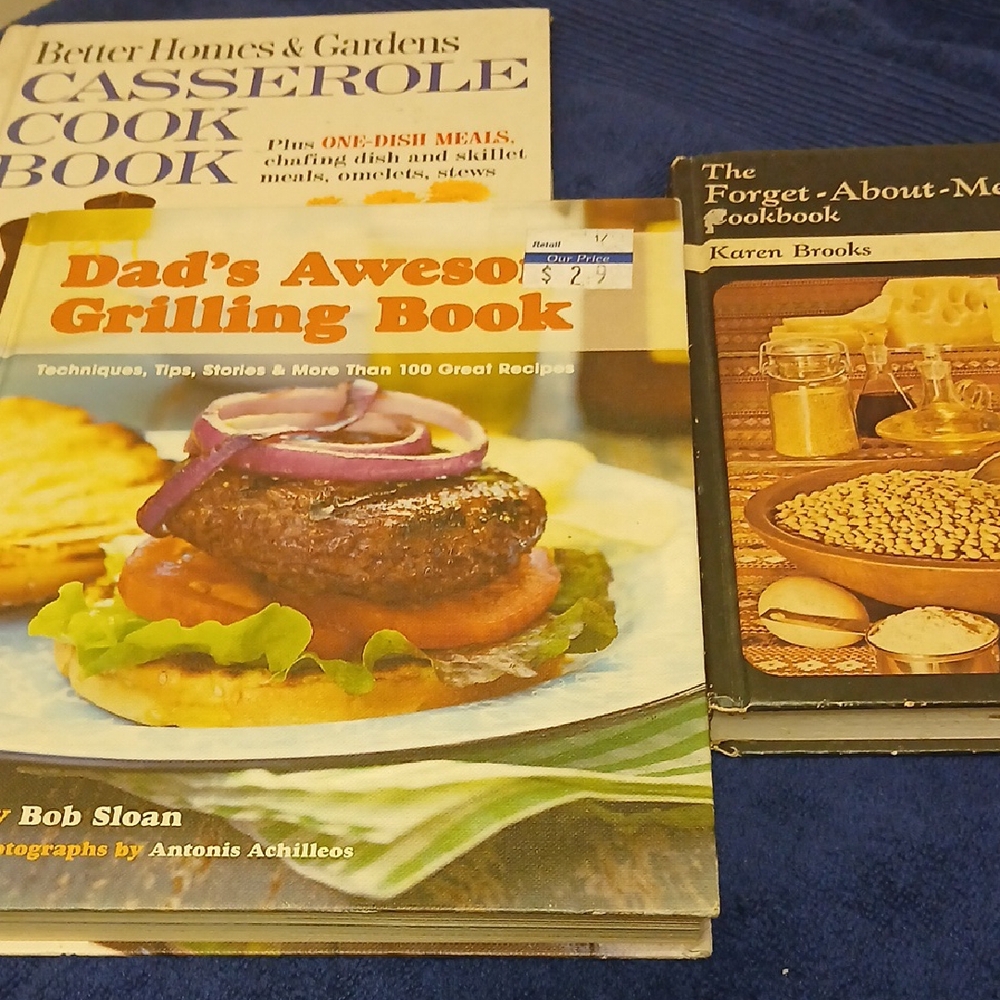 Dad's Awesome Grilling Book, Forget About Meat And Casserole Cookbooks